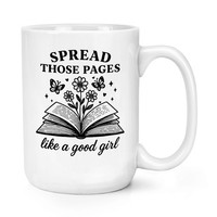Gift Base Lustige Kaffeetasse 15Oz GroßE Tasse Becher Leser Keramik Weiß