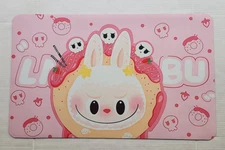 Labubu 3D Printed Bath Mat - Pink - Size:  30" in x 18" in - Non-slip Door Mat