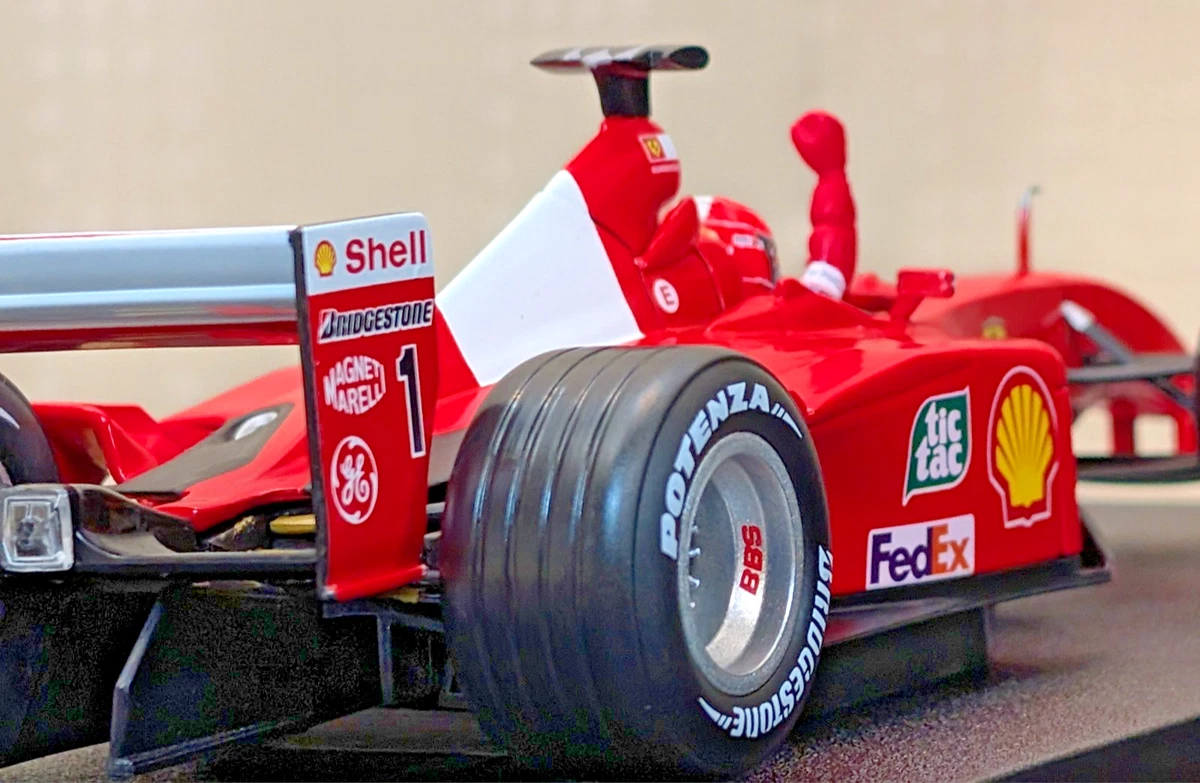 Hot Wheels Michael Schumacher 1:18 Scale Diecast Formula 1 Cars