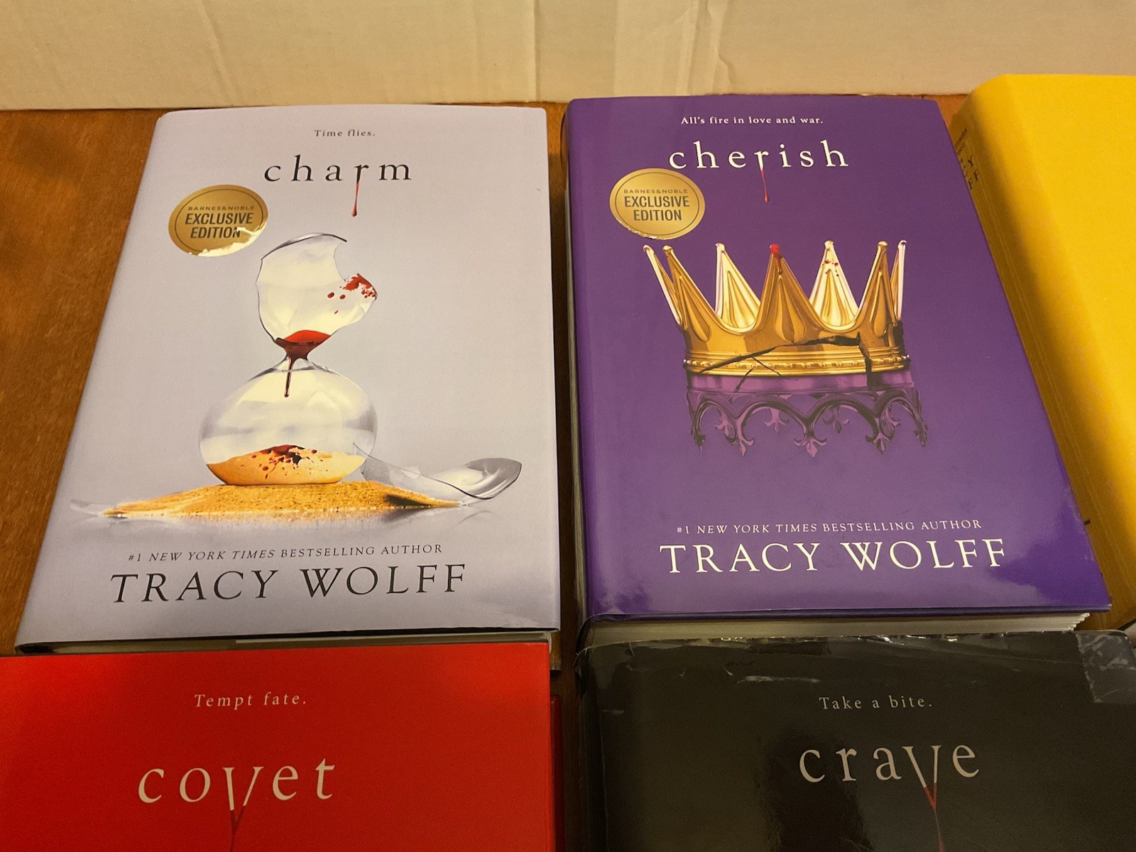 Lot 6 Hardcover Books The Crave Series Set By Tracy Wolff First Printings Crush