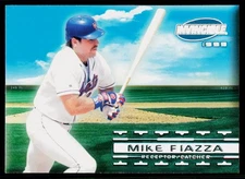 1999 Pacific Invincible Sandlot Heroes Mike Piazza #10 Batting New York Mets