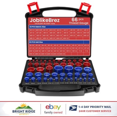 Thread Checker Kit with Foam Storage for Convenient Organization and Transport