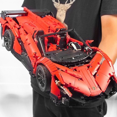 13079 Electric Remote-control Automobile Assembling And Combined Building Blocks