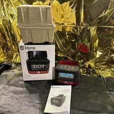 IHome Alarm Clock Speaker With USB Charging Model IHM51R Clock  Power Supply