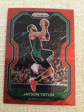 Jayson Tatum 2020-21 Panini Prizm #119 Ruby Wave Prizms Boston Celtics