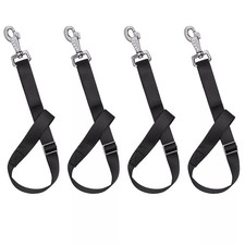 4 Pcs Adjustable Horse Bucket Strap Hangers for Hay Nets Water Buckets Outdoor