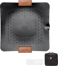 Alocs Grill Pan, Lightwight 2.2 Pounds Griddle Pan for Stove Top, 12.6'' Non-Sti