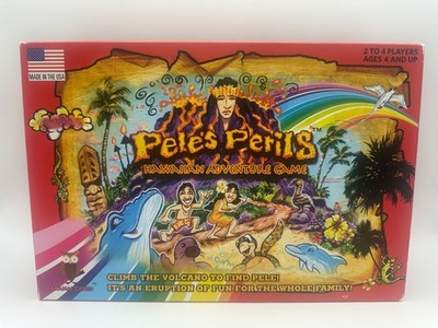 Pele's Perils Hawaiian Adventure Game Akamai Games Ages 4+ 2-4 Players COMPLETE