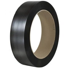 5/8" x 2200' Black 16 x 3" Core Polyester Strapping 2/Case