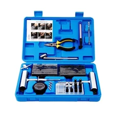 Tire Repair Kit - 68pcs Heavy Duty Tire Plug Kit, Universal Tire Repair Tools...