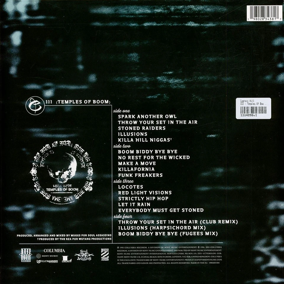 Cypress Hill - III - Temples Of Boom 30th Anni (Vinyl 2LP - 1995 - US - Reissue) - Bild 2 von 2
