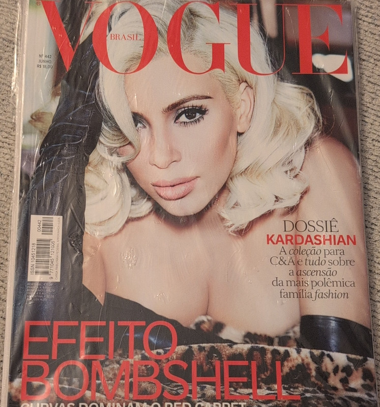 Vogue Brasil June 2011 Issue 442 Kardashian Cover Fashion Illustrated Portuguese