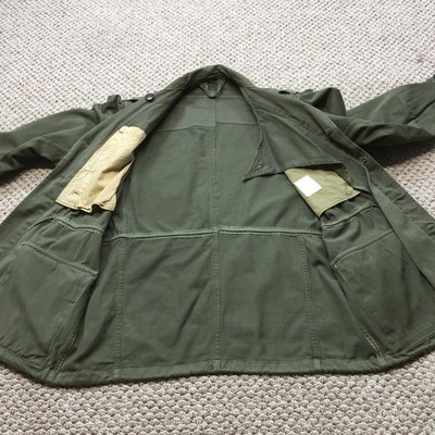 Vintage French Army M64 Jacket Mens M/L Military Field Coat 1966