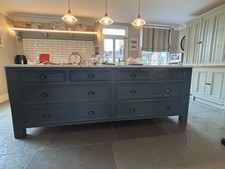 kitchen units bespoke used pre owned solid wood marble tops