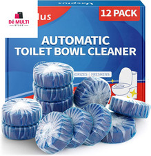 Automatic Toilet Bowl Cleaner Tablets, Bathroom Toilet Tank Cleaner 12 PACK , V