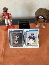 Malik Nabers 2024 Optic/Donruss Rated Rookie 2 Card Lot