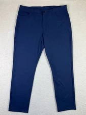 Public Rec Workday Pants Men's 38x32 Navy Blue Performance Chino Commuter