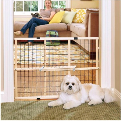 #ad Portable Pressure Mounted Pet Gate for Doors 26.5quot; 42quot; Wide $65.99