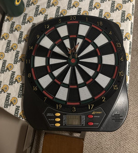 Accudart Virtual Opponent Electronic Dartboard with Digital Score Display