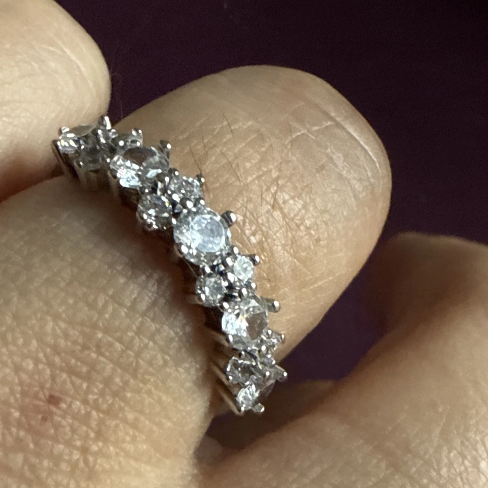 Anel de prata esterlina 925, tamanho 8 - Imagem 3 de 4