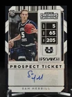 2020-21 Contenders Draft Picks Prospect Ticket Auto #131 Rookie Sam Merrill