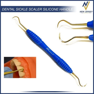 MARGALLA Sickle Scaler Silicone Dental Hand Instruments Pro Periodontal Hygiene Pick Tool