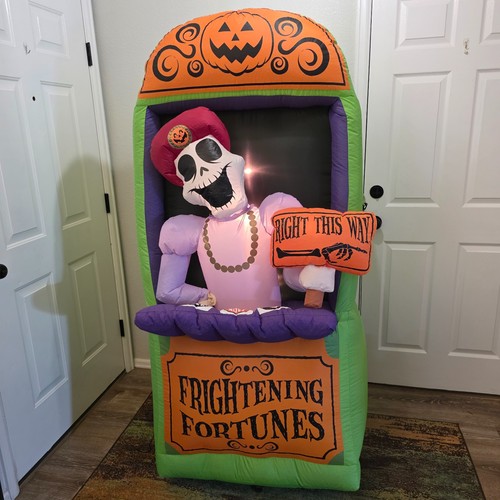 Gemmy 2015 Halloween Airblown Inflatalbe 6ft Fortune Teller