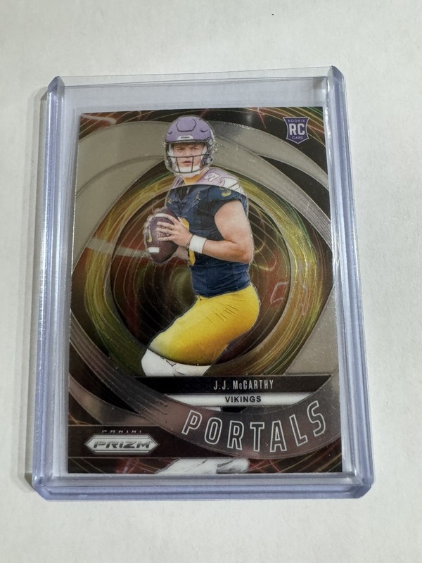 2024 Prizm Portals -JJ McCarthy Rookie Vikings No.7