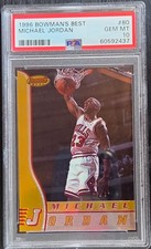 1996 Bowman's Best Michael Jordan #80 PSA Gem Mint 10