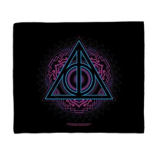 Image of Harry Potter Deathly Hallows Fleece Blanket