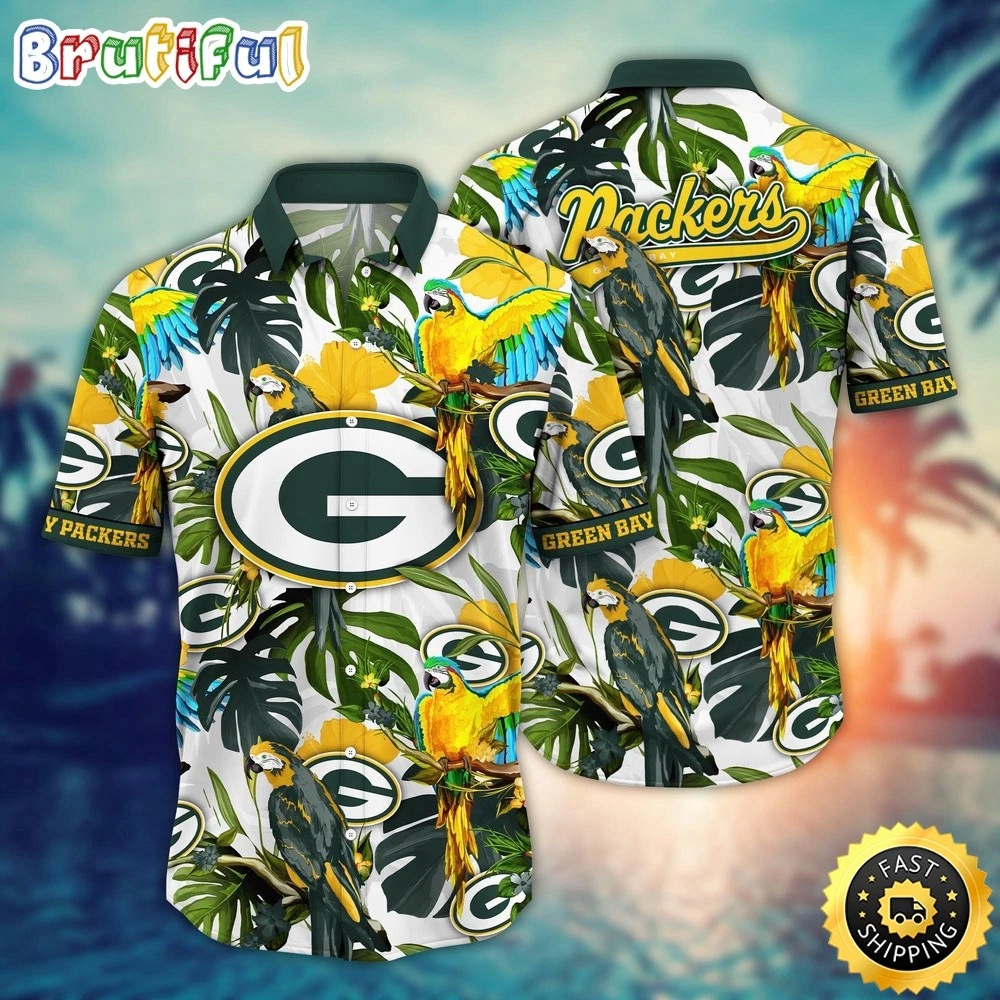 football Green Bay  Hawaii Shirt Flower Sunshine
