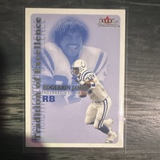 Fleer 2000 Tradition of Excellence Edgerrin James #20/20 Colts NFL RB