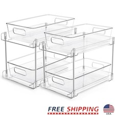 Under Sink Storage Organizer Pull-Out Drawer Multi-Purpose Bathroom Kitchen New