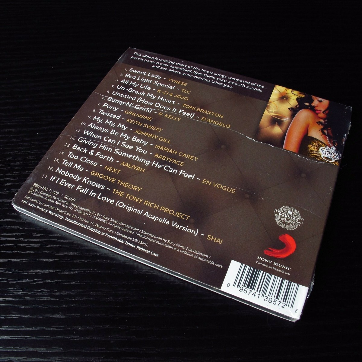 Soul Seduction: R&B Love Songs USA CD D