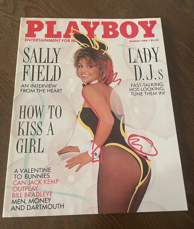 Playboy March 1986 Sally Field, Lady D.J.s
