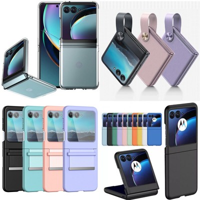 For Motorola Razr+ Plus (2023) Case Slim Matte Hard Back Cover+Screen Protector