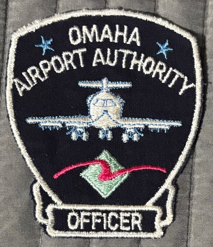 Rare Obsolete Vintage Omaha Nebraska Airport Police Office Patch