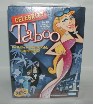 Vintage Celebrity Taboo Game Of Unspeakable Fun!Factory Sealed NEW NIB!