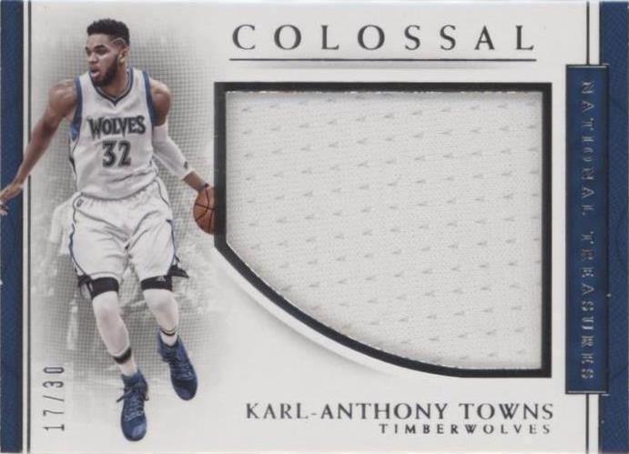 その他 Karl Anthony Towns National Treasures /5 2021 Panini National Treasures Karl Anthony Towns Timberwolves
