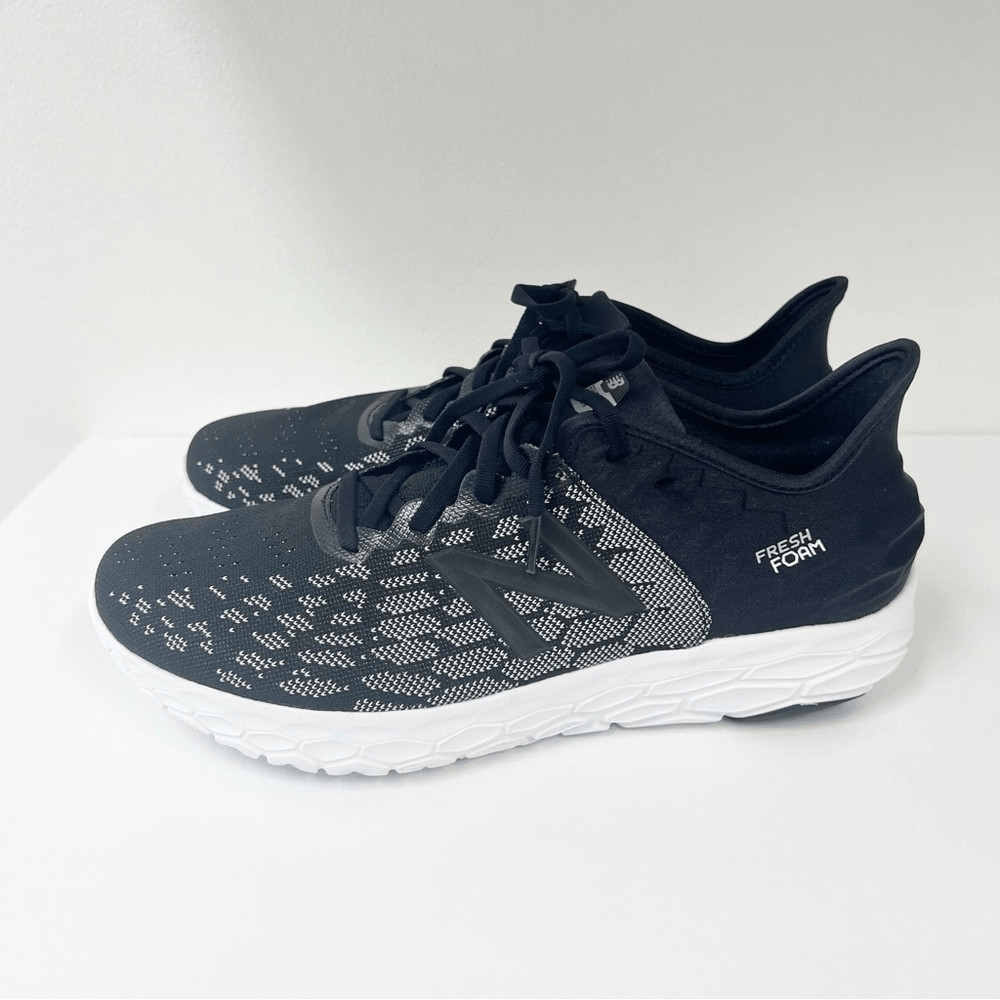 New Balance Men's Fresh Foam Beacon V2 Running Shoe MBECNWB2 Black/Orca thumbnail 4