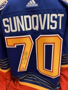 blues throwback jersey