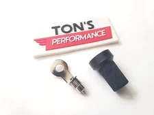 7mm Rajah Spark Plug Terminal Ring Screw on type boot vintage classic Black