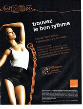 Advertising 028 2007 Orange & Rihanna Umbrella Mobile Network