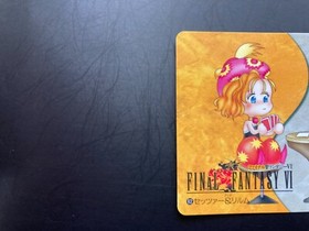 Final Fantasy 6 VI Card TCG Japanese Japan PS Games Famicom DS 1995 Bandai a