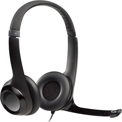 LOGITECH H390 USB Headset Kabelgebunden Kopfhörer Ohraufliegend USB Schwarz
