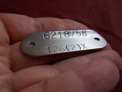 VINTAGE NATIONAL CASH REGISTER PART  TAG MODEL NUMBER # 6218758 ORIGINAL