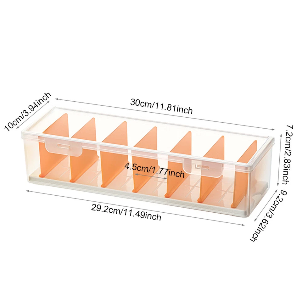 700+ Count Plastic Trading Card Storage Box with 7 Movable Dividers - Image 2 of 4