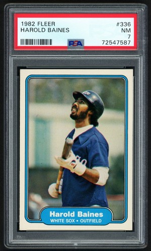 1982 Fleer Harold Baines #336 card