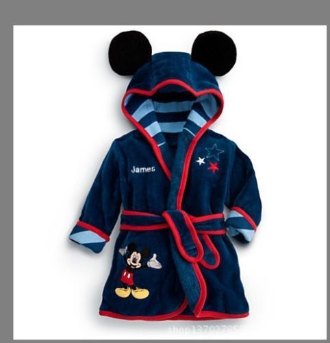 Toddler Baby Girls Boys Night Bath Robe Kids Sleepwear Homewear Pajamas Clothes - Picture 11 of 16