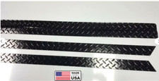CLUB CAR DS 82 up Rocker Panels  Kick Alumium Diamond Plate Sharp BLACK
